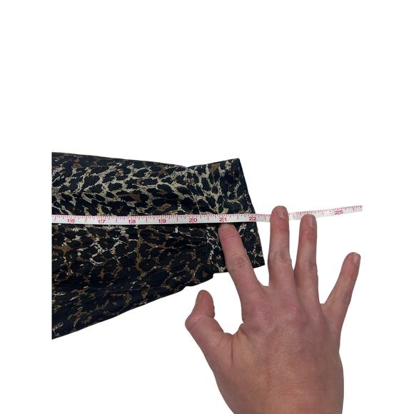 Jeri Marque New York 100% Silk Cheetah Print Women’s Blouse, size M Pre-Loved! - Picture 7 of 8